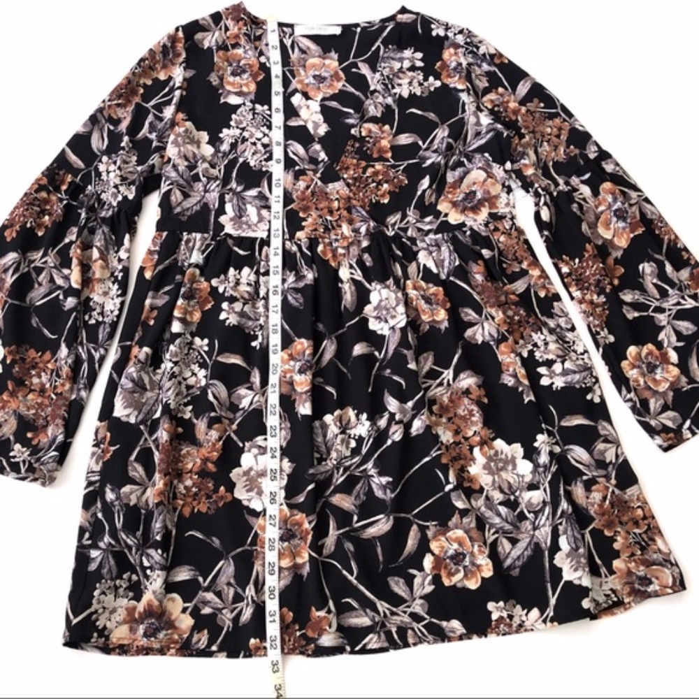 Rokoko By Dazz Floral Faux Wrap Dress - Picture 4 of 7